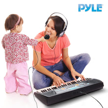Load image into Gallery viewer, PYLE Electric Piano, Electric Keyboard Piano, Music Keyboard - 49 Keys, Drum Pad, Microphone Included, Portable Design, Record &amp; Playback Mode
