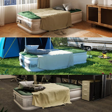 Load image into Gallery viewer, Zearna Twin Air Mattress with Built Pump, 16&quot; Durable Blow Up Mattress Airbed, Comfortable Top Surface Inflatable Mattress for Camping Home &amp; Portable Travel
