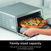 Load image into Gallery viewer, Ninja Flip Toaster Oven&amp;Air Fryer, 8-in-1 Functionality, Flip Up&amp;Away Capability for Storage Space, LargeCapacity, Air Fry Basket, SheetPan, Wire Rack&amp;Removable Crumb Tray, Stainless,1800 watts, SP151
