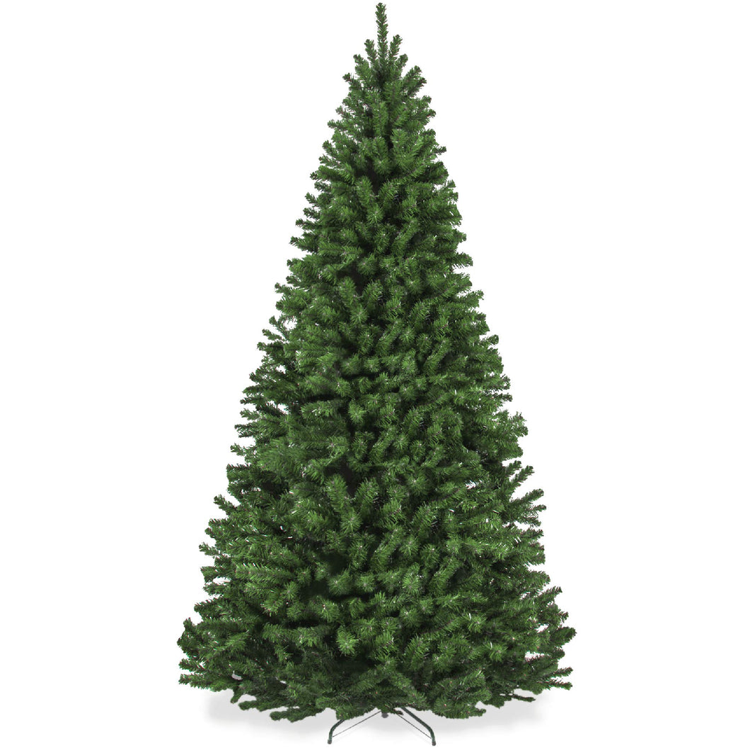 Best Choice Products Artificial Christmas Tree, 7.5ft Premium Unlit Realistic Spruce Holiday Décor w/Dense Branches, Easy Assembly, Metal Base