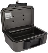 Load image into Gallery viewer, SentrySafe Fireproof Safe with Key Lock, Chest Lock Box for Home or Travel Secures Money, Documents, 0.18 Cubic Feet, 6.1 x 14.3 x 11.2 Inches, 1210

