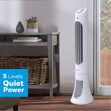 Load image into Gallery viewer, Honeywell HYF260 Quiet Set Whole Room Tower Fan, White
