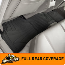 Load image into Gallery viewer, Armor All Custom Accessories Black Full-Coverage Floor Mats - All-Weather Protection, Enhanced Grip, Heavy-Duty Design - Easy to Clean, Universal Fit - Premium Quality Mats, Black, 3-Piece
