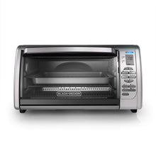 Load image into Gallery viewer, Black+Decker Countertop Convection Toaster Oven, 8 One-touch Cooking Functions, Stainless Steel
