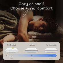Load image into Gallery viewer, Coop Home Goods Original Adjustable Pillow, King Size Bed Pillows for Sleeping, Cross Cut Memory Foam Pillows - Medium Firm Back, Stomach and Side Sleeper Pillow, CertiPUR-US/GREENGUARD Gold

