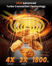 Load image into Gallery viewer, Nuwave Brio Plus Air Fryer 8 Qt, New &amp; Improved, PFAS-FREE, 7 Digital One-Touch Cook Functions that AIR FRY, BAKE, ROAST, DEHYDRATE, TOAST, REHEAT, PREHEAT, 150 Presets, 50°F~400°F (Cream)
