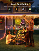 Load image into Gallery viewer, Govee Christmas Lights 66ft, Smart RGBIC Christmas String Lights App-Controlled, 125+ Scene Modes, IP65 Waterproof, Sync with Music, Works with Alexa, Lights for Christmas Decorations Indoor Outdoor
