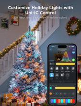 Load image into Gallery viewer, Govee Christmas Lights 66ft, Smart RGBIC Christmas String Lights App-Controlled, 125+ Scene Modes, IP65 Waterproof, Sync with Music, Works with Alexa, Lights for Christmas Decorations Indoor Outdoor
