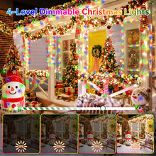 Load image into Gallery viewer, Heceltt Christmas Lights Outdoor, 394FT 1000LED Christmas Lights with 8 Modes and Timer Memory Function Christmas String Lights Waterproof Plug in for Xmas Tree Wedding Party Holiday Decor
