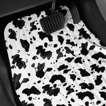Load image into Gallery viewer, CASS Pass Leather Cow Print Car Floor Mats, 3D Waterproof All Weather, Universal Trim to Fit &amp; Anti-Slip Burr Bottom, Safety &amp; Light Easy Clean Install for SUV Truck Auto Sedan Van (Cow Print)
