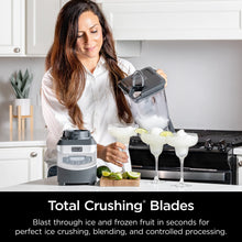 Load image into Gallery viewer, Ninja BL660 Professional Compact Smoothie &amp; Food Processing Blender, 1100-Watts, 3 Functions -for Frozen Drinks, Smoothies, Sauces, &amp; More, 72-oz.* Pitcher, (2) 16-oz. To-Go Cups &amp; Spout Lids, Gray

