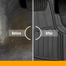 Load image into Gallery viewer, Armor All Custom Accessories Black Full-Coverage Floor Mats - All-Weather Protection, Enhanced Grip, Heavy-Duty Design - Easy to Clean, Universal Fit - Premium Quality Mats, Black, 3-Piece
