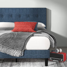 Load image into Gallery viewer, ZINUS Omkaram Upholstered Platform Bed Frame, Mattress Foundation, Wood Slat Support, No Box Spring Needed, Easy Assembly, Queen
