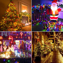 Load image into Gallery viewer, MZD8391 170FT 500 LED Christmas Lights Outdoor Indoor, Waterproof Color Changing Christmas Tree Lights for Christmas Decorations with Timer, Memory [11 Lighting Modes] (Warm White+Mulitcolor)
