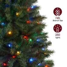 Load image into Gallery viewer, New One 6.5ft Christmas Tree, Xmas Tree, Prelit Artificial Christmas Tree with 250 Color Changing LED Lights, UL Listed Tree, Easy to Assemble
