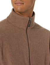 Load image into Gallery viewer, Amazon Essentials Men&#39;s Full-Zip Fleece Jacket (Available in Big &amp; Tall), Brown Heather, X-Large
