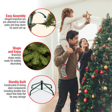 Load image into Gallery viewer, National Tree Company Artificial Full Christmas Tree, Green, Dunhill Fir, Includes Stand, 7.5 Feet
