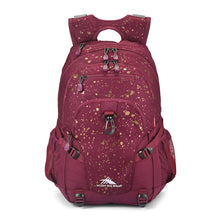 Load image into Gallery viewer, High Sierra Loop Backpack, Travel, or Work Bookbag with tablet sleeve, One Size, Copper Splatter/Maroon
