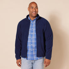 Load image into Gallery viewer, Amazon Essentials Men&#39;s Full-Zip Fleece Jacket (Available in Big &amp; Tall), Navy, X-Large
