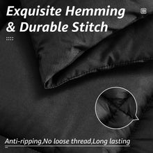 Load image into Gallery viewer, HYLEORY All Season Queen Size Bed Comforter - Cooling Down Alternative Quilted Duvet Insert with Corner Tabs - Winter Warm - Machine Washable - Dark Grey
