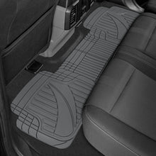 Load image into Gallery viewer, Motor Trend FlexTough Advanced Gray Rubber Car Floor Mats with Cargo Liner Full Set - Front &amp; Rear Combo Trim to Fit Floor Mats for Cars Van SUV, All Weather Automotive Floor Liners
