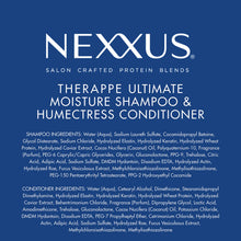 Load image into Gallery viewer, Nexxus Shampoo and Conditioner Therappe Humectress (Set of 2)for Dry Hair Silicone-Free, Moisturizing Caviar Complex and Elastin Protein 33.8 oz
