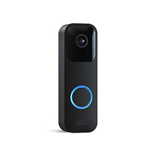 Load image into Gallery viewer, Blink Video Doorbell | Two-way audio, HD video, motion and chime app alerts and Alexa enabled — wired or wire-free (Black)
