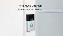 Load image into Gallery viewer, Ring Video Doorbell – 2020 release – 1080p HD video, improved motion detection, easy installation – Satin Nickel
