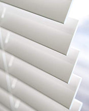 Load image into Gallery viewer, CHICOLOGY Faux Wood Blinds , Window Blinds , Wood Blinds , Window Shades , Window Treatments , Blinds &amp; Shades , Window Shades For Home , Wooden Blinds , Basic White , 35&quot;W X 60&quot;H
