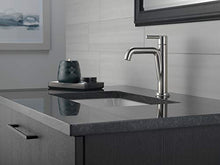 Load image into Gallery viewer, Delta Faucet Nicoli Single Hole Bathroom Faucet Brushed Nickel, Single Handle Bathroom Faucet, Drain Assembly, Stainless 15849LF-SS
