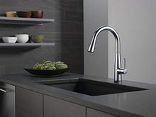 Load image into Gallery viewer, Delta Faucet Essa Touch Kitchen Faucet Brushed Nickel, Kitchen Faucets with Pull Down Sprayer, Kitchen Sink Faucet, Touch Faucet for Kitchen Sink, Touch2O Technology, Arctic Stainless 9113T-AR-DST
