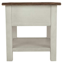 Load image into Gallery viewer, Signature Design by Ashley Bolanburg Farmhouse Square Two Tone End Table, Antique White
