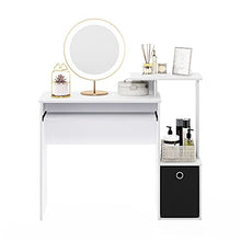 Load image into Gallery viewer, Furinno Econ Multipurpose Home Office Computer Writing Desk, White/Black
