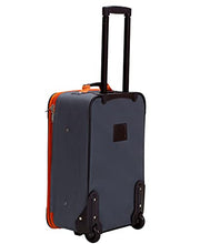 Load image into Gallery viewer, Rockland Journey Softside Upright Luggage Set, Charcoal, 4-Piece (14/19/24/28)

