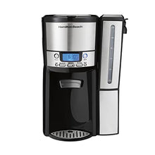 Load image into Gallery viewer, Hamilton Beach (47950) Coffee Maker with 12 Cup Capacity &amp; Internal Storage Coffee Pot, Brewstation, Black/Stainless Steel
