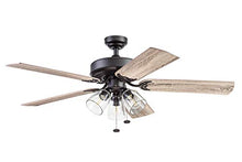 Load image into Gallery viewer, Prominence Home 51593 Saybrook Ceiling Fan, 52, espresso
