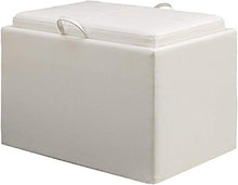 Load image into Gallery viewer, Convenience Concepts Designs4Comfort Accent Storage Ottoman, Ivory
