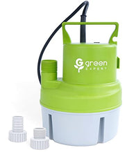 Load image into Gallery viewer, Green Expert 1/6HP Handy Utility Pump Submersible 25-Foot Power Cord Portable for Water Removal from Pools Hot Tub Flooded House Basement Sump Pit Backup Drain Pump Easy to Use
