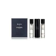 Load image into Gallery viewer, CHANEL Bleu De Chanel Eau De Toilette Travel Spray &amp; Two Refills for Men - 3x20ml/0.7oz,
