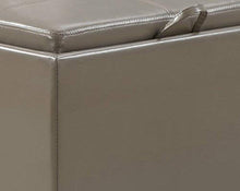 Load image into Gallery viewer, Convenience Concepts Designs4Comfort Accent Storage Ottoman, Gray
