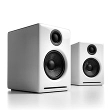 Load image into Gallery viewer, Audioengine A2+ Plus Wireless Speaker Bluetooth | Desktop Monitor Speakers | Home Music System aptX Bluetooth, 60W Powered Bookshelf Stereo Speakers | AUX Audio, USB, RCA Inputs,16-bit DAC (White)
