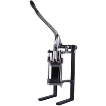 Load image into Gallery viewer, French Fry Cutter Commercial Grade Potato Slicer with Stand Suction Feet Complete Set, Includes 1/4&quot;, 3/8&quot;, 1/2&quot;, 2 Pieces L Stand

