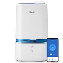 Load image into Gallery viewer, LEVOIT Humidifiers for Bedroom, Smart Wi-Fi Cool Mist Essential Oils Diffuser in one, 4L Ultrasonic Air Vaporizer for plants, baby, Quiet for home large room, nursery, 40 Hours, Classic 200S, Blue

