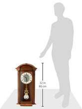 Load image into Gallery viewer, Bulova C4331 Hartwick Chiming Clock, Walnut 29.75 x 14 x 5.5
