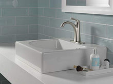 Load image into Gallery viewer, Delta Faucet Arvo Single Hole Bathroom Faucet Brushed Nickel, Single Handle Bathroom Faucet, Bathroom Sink Faucet, Drain Assembly Included, SpotShield Stainless 15840LF-SP
