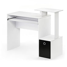 Load image into Gallery viewer, Furinno Econ Multipurpose Home Office Computer Writing Desk, White/Black
