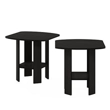 Load image into Gallery viewer, FURINNO Simple Design End Table, 2-Pack, Espresso
