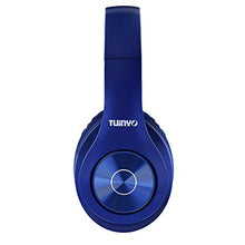 Load image into Gallery viewer, Bluetooth Headphones Wireless,TUINYO Over Ear Stereo Wireless Headset 40H Playtime with deep bass, Soft Memory-Protein Earmuffs, Built-in Mic Wired Mode PC/Cell Phones/TV-Dark Blue
