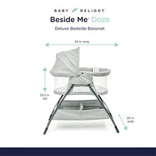 Load image into Gallery viewer, Baby Delight Beside Me Doze Deluxe Bedside Bassinet
