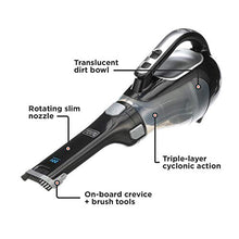 Load image into Gallery viewer, BLACK+DECKER dustbuster Handheld Vacuum, Cordless, Black (BDH2000L)
